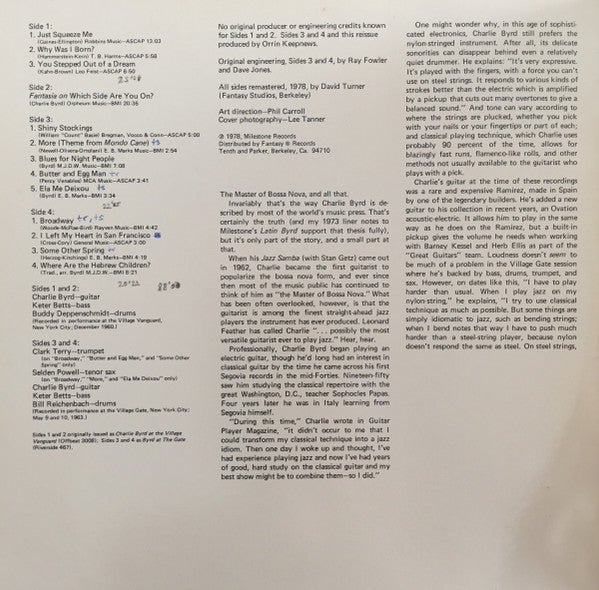 Charlie Byrd – In Greenwich Village (2xLP) LP vinyl record, image 2 of 8