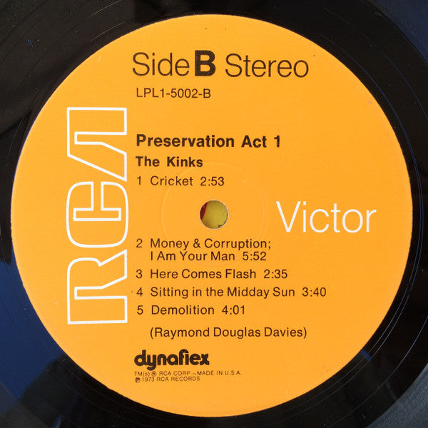 The Kinks – Preservation Act 1 LP vinyl record, image 4 of 6