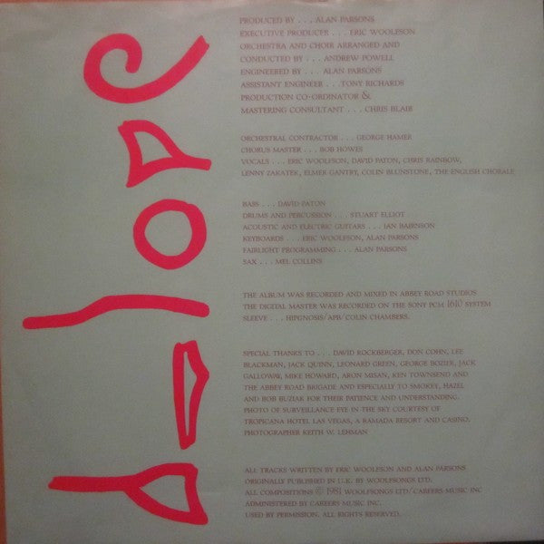 The Alan Parsons Project – Eye In The Sky LP vinyl record, image 5 of 10