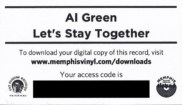 Al Green – Let's Stay Together LP vinyl record, image 3 of 5