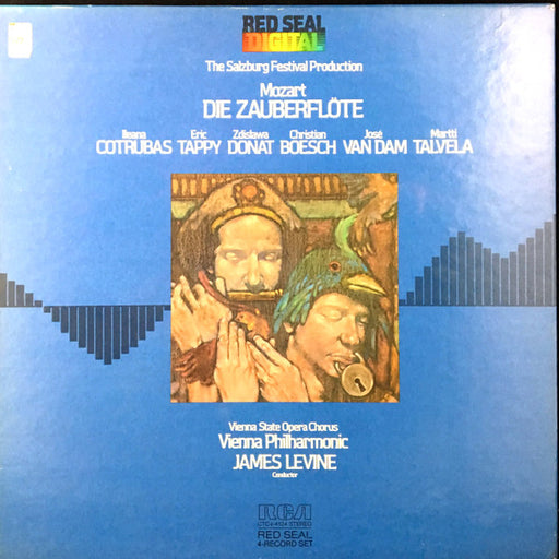 Wolfgang Amadeus Mozart, Ileana Cotrubas, Eric Tappy, Zdzisława Donat, Christian Boesch, José van Dam, Martti Talvela, Wiener Staatsopernchor, Wiener Philharmoniker, James Levine – Die Zauberflöte - The Salzburg Festival Production (4xLP) LP vinyl record, image 1 of 10