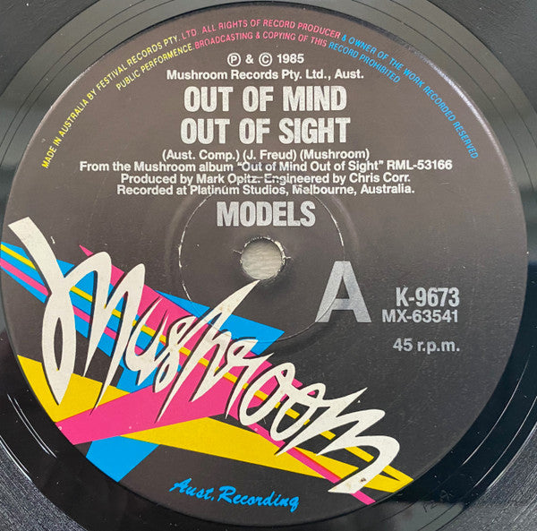 Models – Out Of Mind Out Of Sight