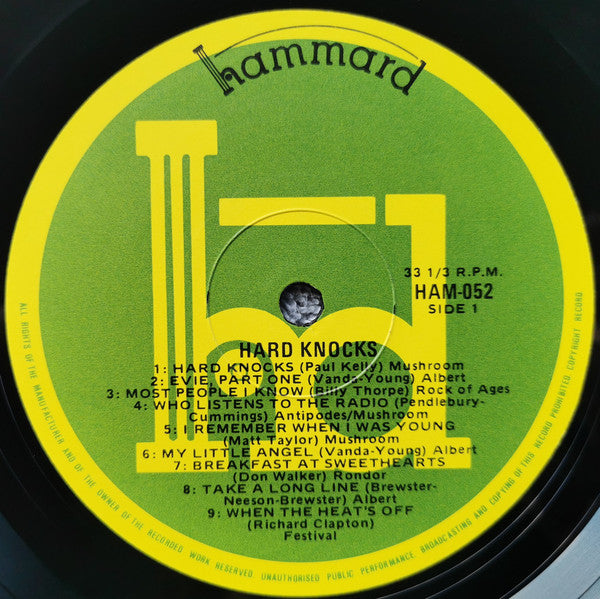 Various – Hard Knocks LP vinyl record, image 3 of 4