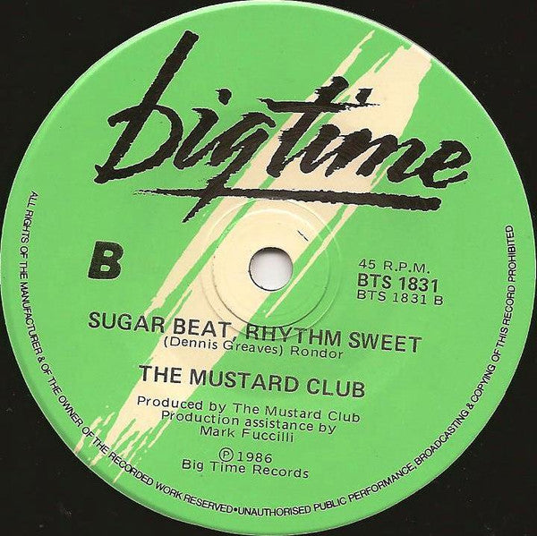 Mustard Club – Steel Town Man 7" vinyl record, image 4 of 4