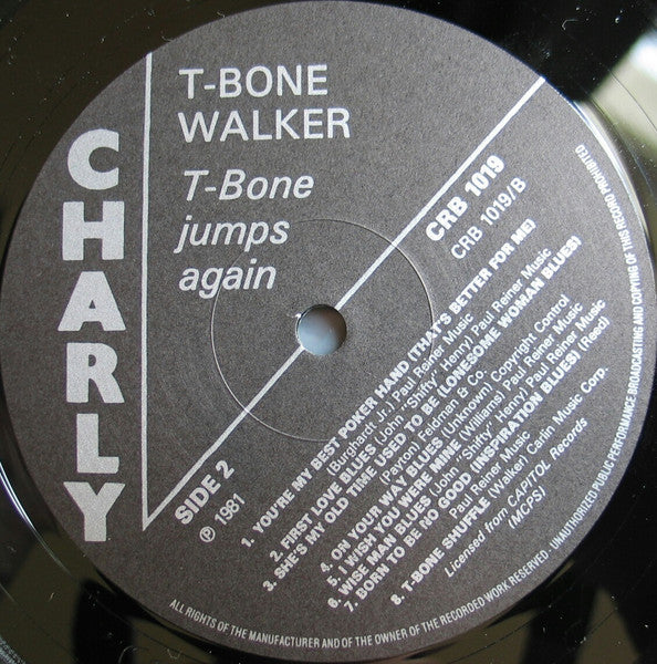 T-Bone Walker – T-Bone Jumps Again LP vinyl record, image 4 of 4