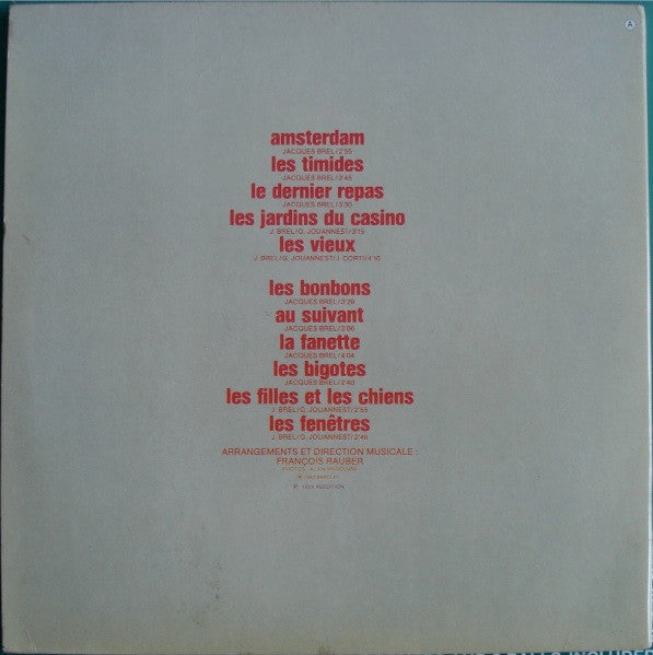 Jacques Brel – Amsterdam 3 LP vinyl record, image 2 of 4