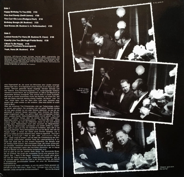 Milt Buckner – Birthday Party For H.G.B.S. LP vinyl record, image 4 of 6