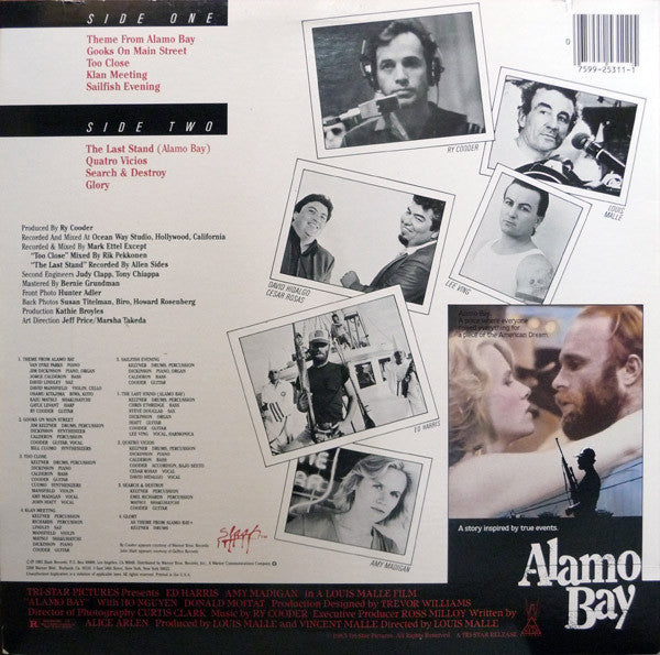 Ry Cooder – Music From The Motion Picture "Alamo Bay" LP vinyl record, image 2 of 4