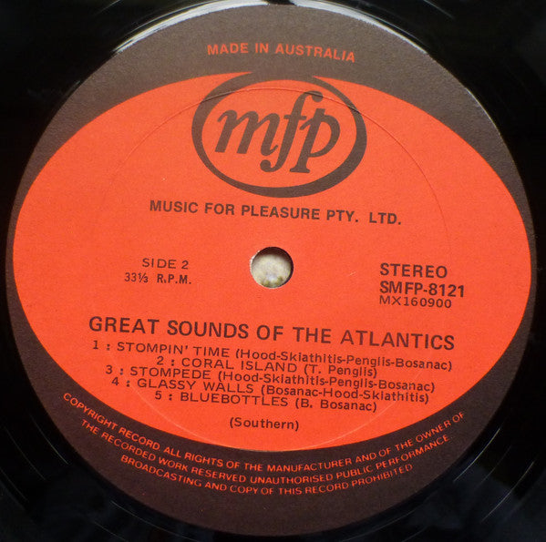 The Atlantics – Great Surfing Sounds Of The Atlantics LP vinyl record, image 4 of 4