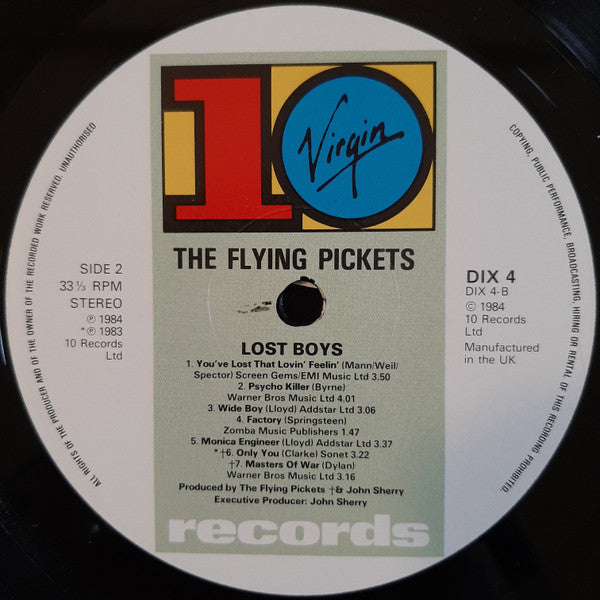 The Flying Pickets – Lost Boys LP vinyl record, image 5 of 8