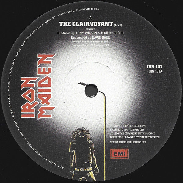 Iron Maiden – The Clairvoyant · Infinite Dreams (2x12") 12" vinyl record, image 5 of 9