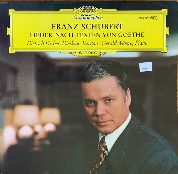 Franz Schubert, Dietrich Fischer-Dieskau, Gerald Moore – Lieder Nach Texten Von Goethe LP vinyl record, image 1 of 7