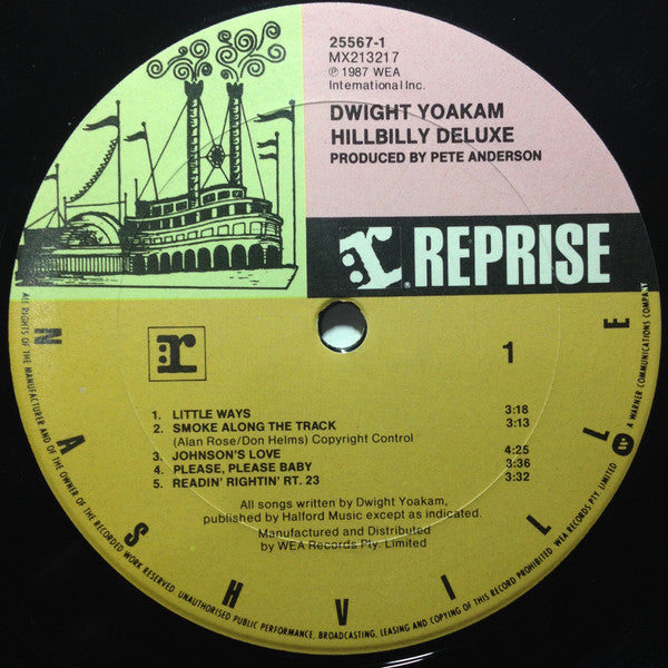 Dwight Yoakam – Hillbilly DeLuxe LP vinyl record, image 5 of 6