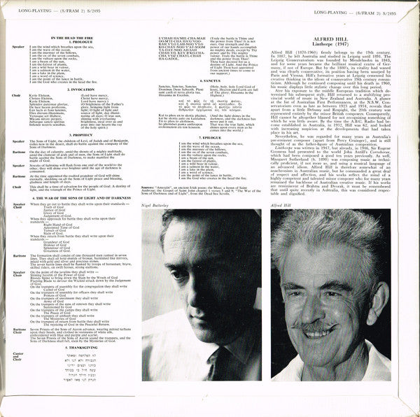 Peter Sculthorpe, Dorian Le Gallienne, Melbourne Symphony Orchestra, John Hopkins – Sun Music I • Irkanda IV / Sinfonietta LP vinyl record, image 4 of 6