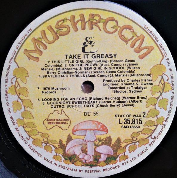 Ol' 55 – Take It Greasy LP vinyl record, image 10 of 10