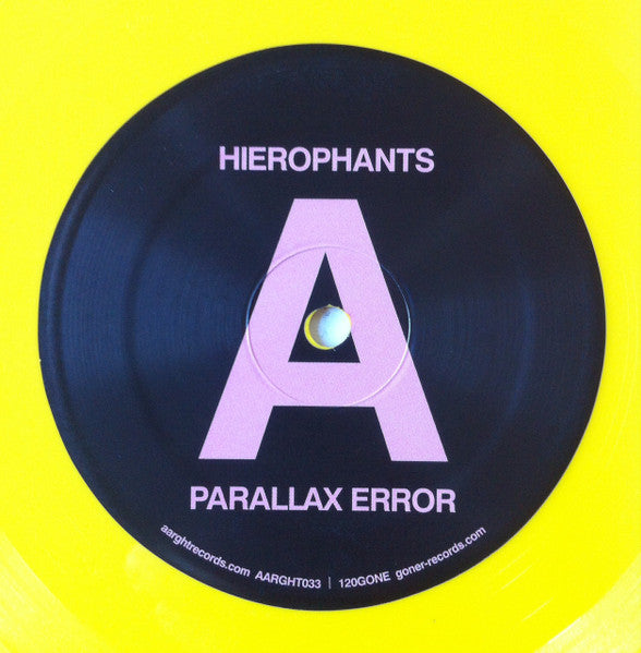 Hierophants – Parallax Error LP vinyl record, image 3 of 4