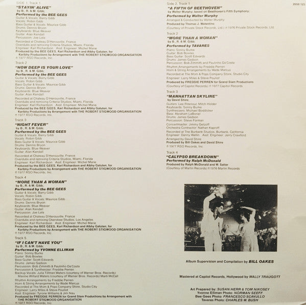 Various – Saturday Night Fever (The Original Movie Sound Track) (2xLP) LP vinyl record, image 8 of 9