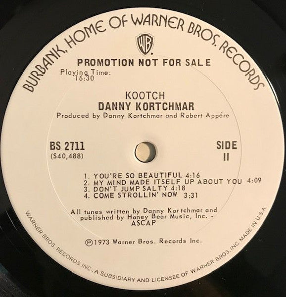 Danny Kortchmar – Kootch LP vinyl record, image 4 of 5