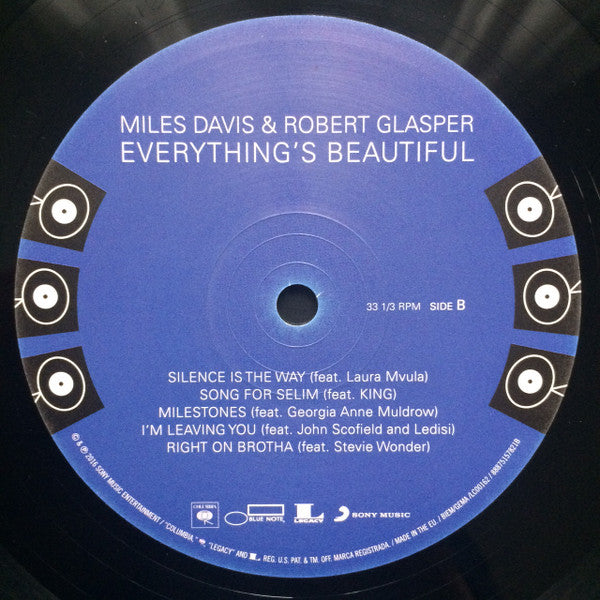 Miles Davis, Robert Glasper – Everything's Beautiful LP vinyl record, image 6 of 6