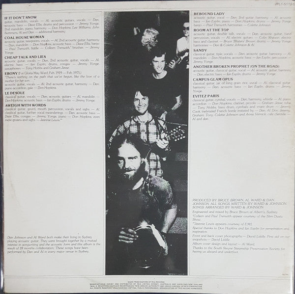 Ward & Johnson – Aweigh With Words LP vinyl record, image 2 of 10