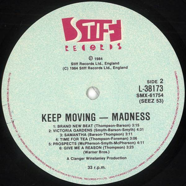 Madness – Keep Moving LP vinyl record, image 4 of 4