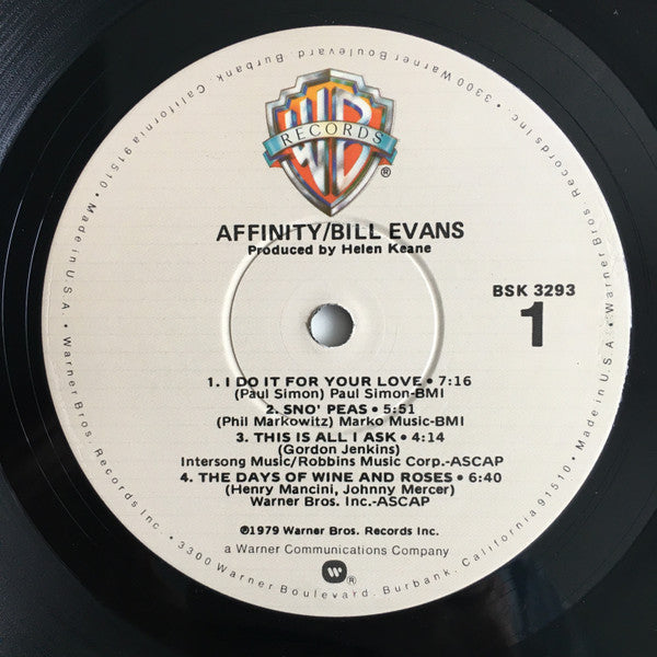 Bill Evans, Toots Thielemans – Affinity LP vinyl record, image 3 of 6