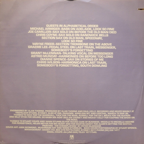 Paul Kelly And The Messengers – Gossip LP vinyl record, image 5 of 10
