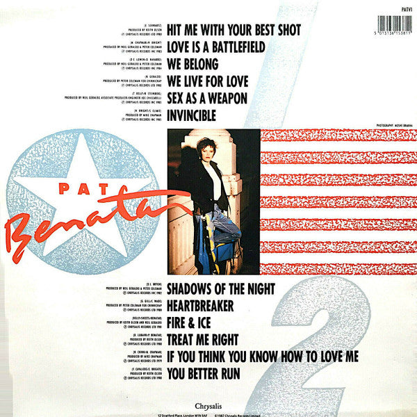 Pat Benatar – Best Shots LP vinyl record, image 2 of 4