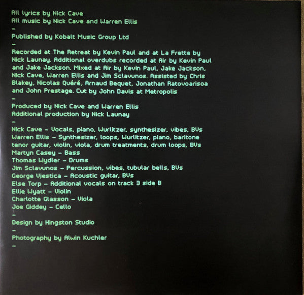 Nick Cave & The Bad Seeds – Skeleton Tree LP vinyl record, image 6 of 8