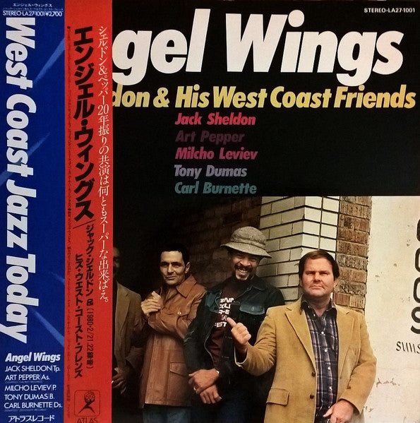 Jack Sheldon & His West Coast Friends – Angel Wings LP vinyl record, image 1 of 7