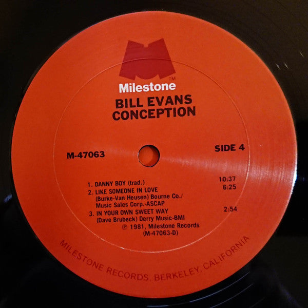 Bill Evans – Conception (2xLP) LP vinyl record, image 8 of 8