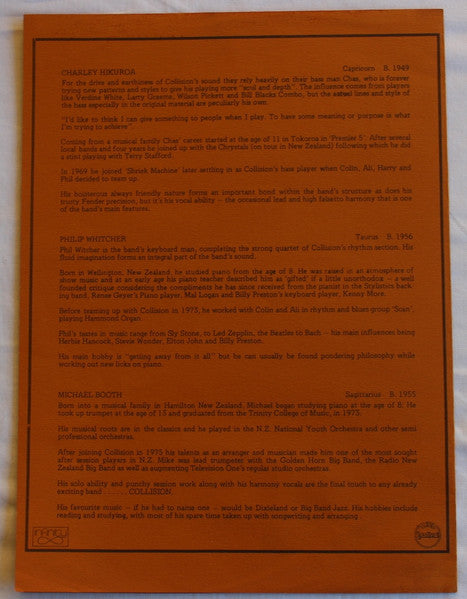 Collision – Collision LP vinyl record, image 6 of 7