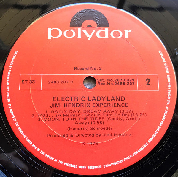 The Jimi Hendrix Experience – Electric Ladyland (2xLP) LP vinyl record, image 8 of 8