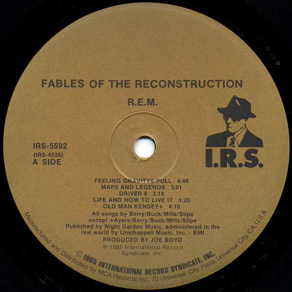 R.E.M. – Fables Of The Reconstruction / Reconstruction Of The Fables LP vinyl record, image 3 of 7