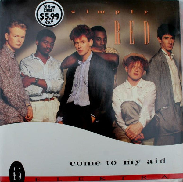 Simply Red – Come To My Aid 12" vinyl record, image 1 of 4