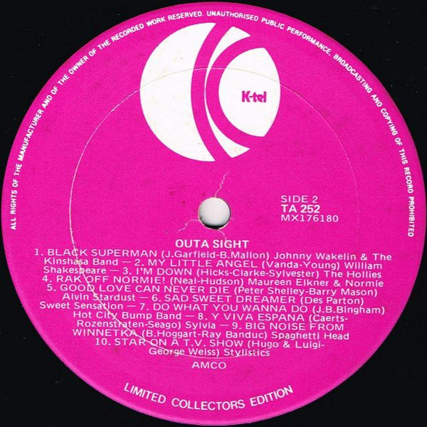 Various – Outa Sight LP vinyl record, image 4 of 4