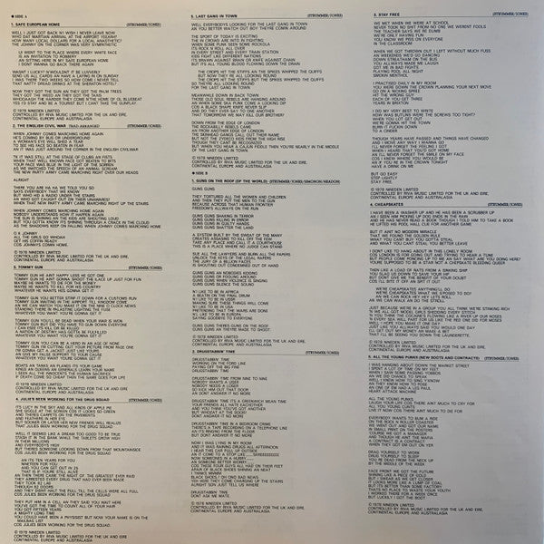The Clash – Give 'Em Enough Rope LP vinyl record, image 8 of 8