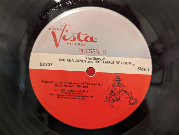 Chuck Riley – The Story Of Indiana Jones And The Temple Of Doom LP vinyl record, image 10 of 10