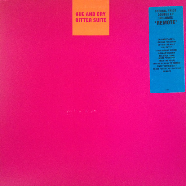 Hue & Cry – Bitter Suite / Remote (2xLP) LP vinyl record, image 1 of 6