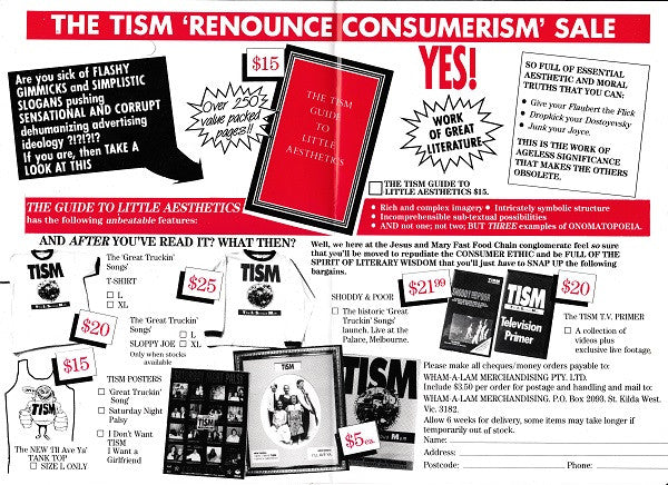 TISM – I Don't Want TISM I Want A Girlfriend 7" vinyl record, image 5 of 5