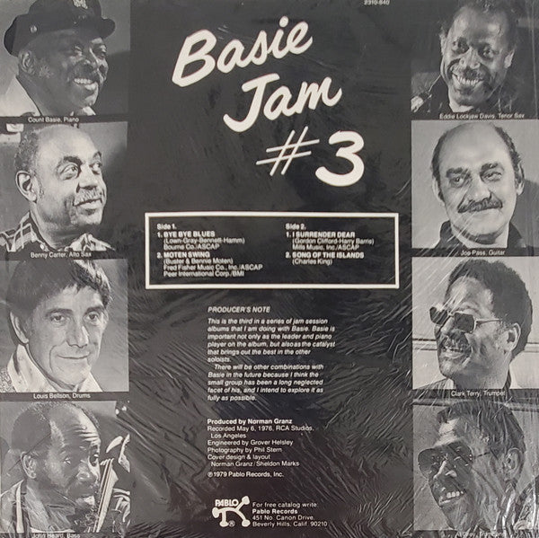 Count Basie – Basie Jam #3 LP vinyl record, image 2 of 5