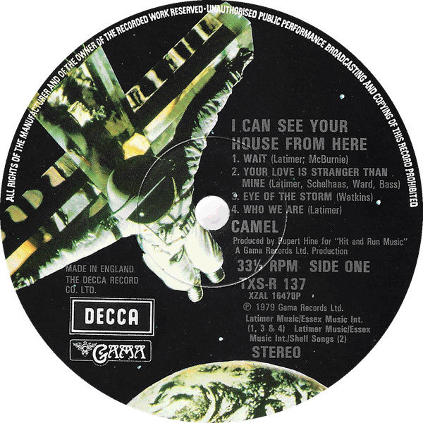 Camel – I Can See Your House From Here LP vinyl record, image 5 of 7