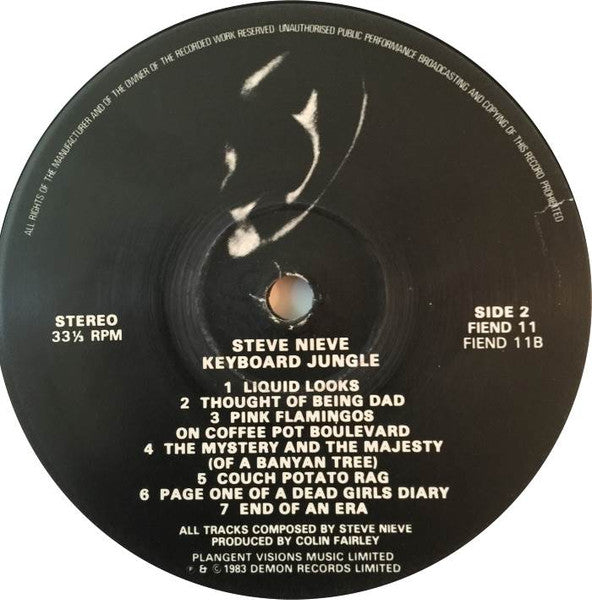 Steve Nieve – Keyboard Jungle LP vinyl record, image 3 of 4