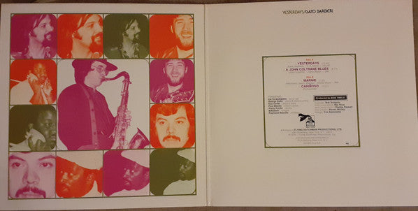 Gato Barbieri – Yesterdays LP vinyl record, image 3 of 6