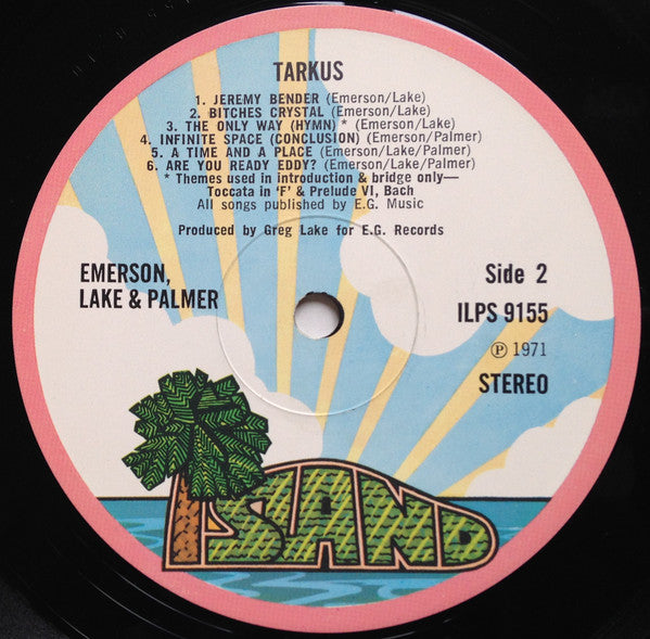 Emerson, Lake & Palmer – Tarkus LP vinyl record, image 6 of 7