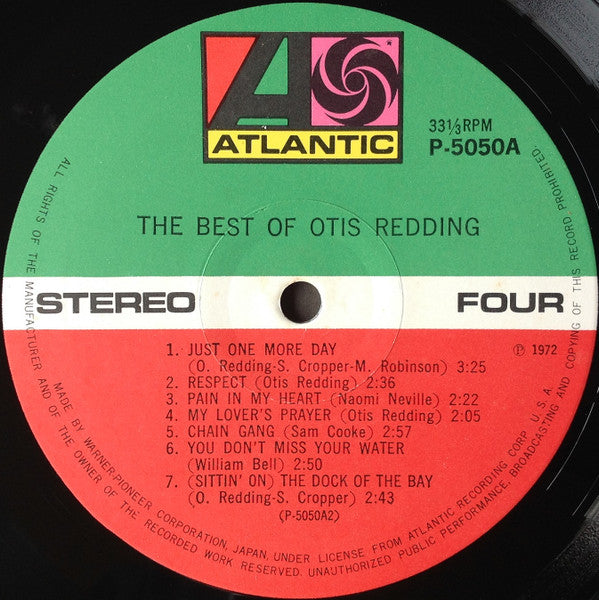 Otis Redding, Otis Redding – The Best Of Otis Redding = ベスト・オブ・オーティス・レディング (2xLP) LP vinyl record, image 8 of 9