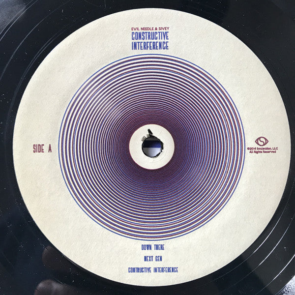 Evil Needle, Sivey – Constructive Interference LP vinyl record, image 3 of 4