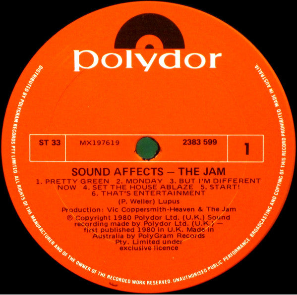 The Jam – Sound Affects LP vinyl record, image 5 of 6