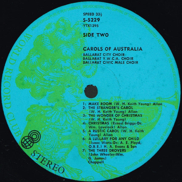 Various – Christmas Carols Of Australia LP vinyl record, image 4 of 6