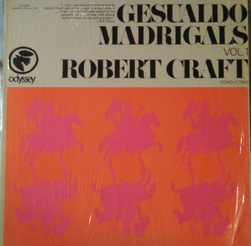 Carlo Gesualdo, Robert Craft – Gesualdo - Madrigals Vol. 1 LP vinyl record